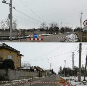 Пропаднаха пътни участъци в Козлодуй